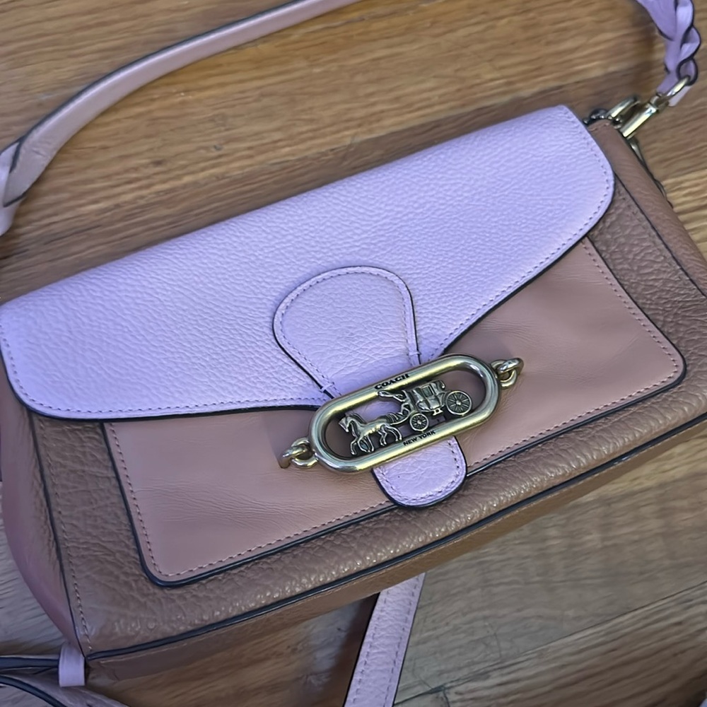 Coach pink crossbody / shoulder bag
